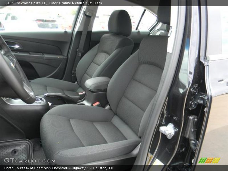 Black Granite Metallic / Jet Black 2012 Chevrolet Cruze LT