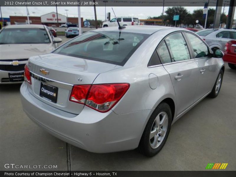 Silver Ice Metallic / Jet Black 2012 Chevrolet Cruze LT