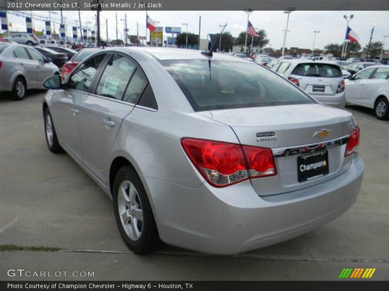 Silver Ice Metallic / Jet Black 2012 Chevrolet Cruze LT