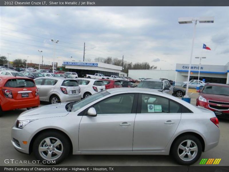 Silver Ice Metallic / Jet Black 2012 Chevrolet Cruze LT