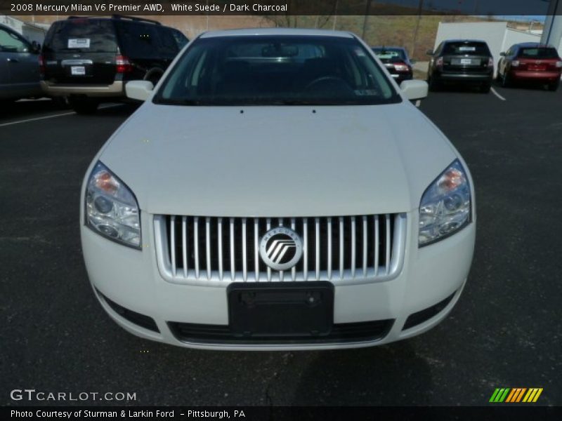 White Suede / Dark Charcoal 2008 Mercury Milan V6 Premier AWD