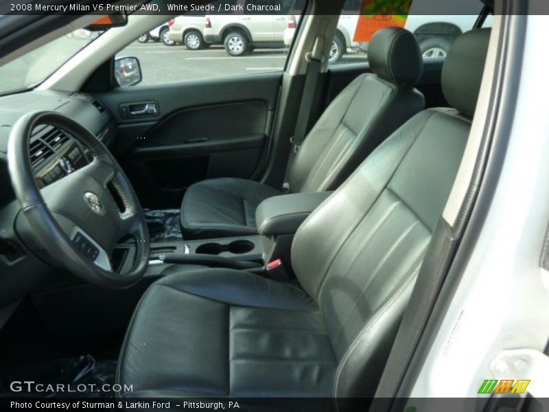 White Suede / Dark Charcoal 2008 Mercury Milan V6 Premier AWD
