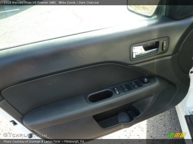 White Suede / Dark Charcoal 2008 Mercury Milan V6 Premier AWD