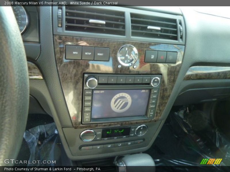 White Suede / Dark Charcoal 2008 Mercury Milan V6 Premier AWD