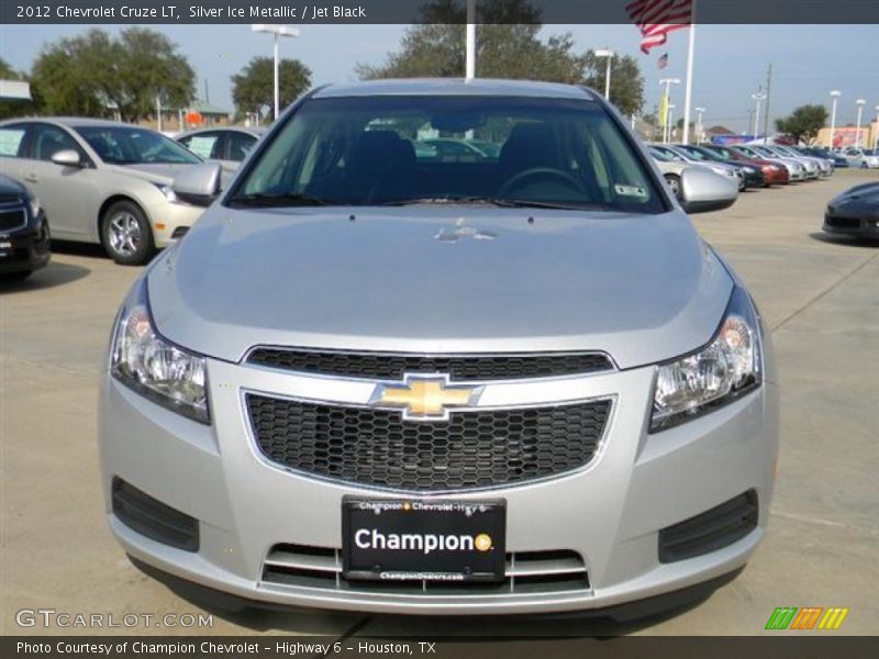 Silver Ice Metallic / Jet Black 2012 Chevrolet Cruze LT