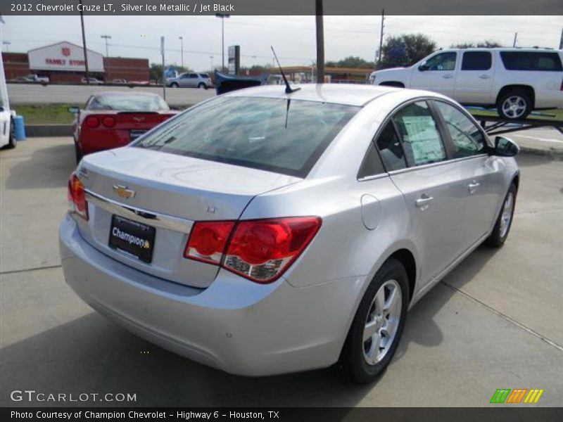 Silver Ice Metallic / Jet Black 2012 Chevrolet Cruze LT