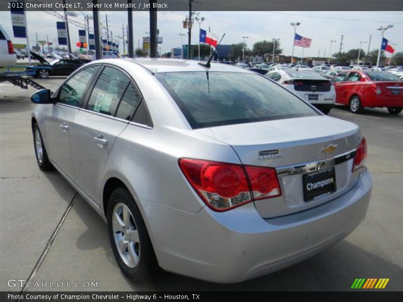 Silver Ice Metallic / Jet Black 2012 Chevrolet Cruze LT