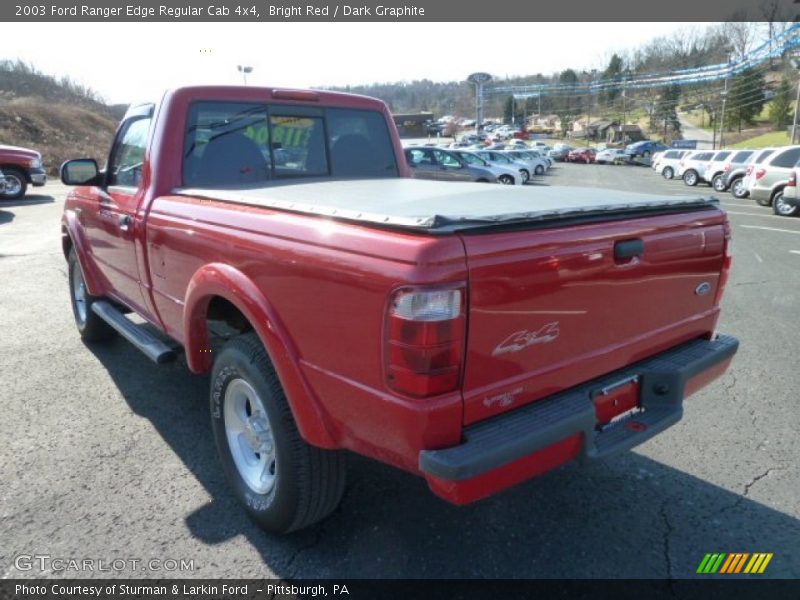 Bright Red / Dark Graphite 2003 Ford Ranger Edge Regular Cab 4x4
