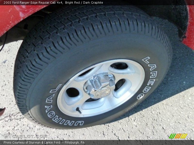 Bright Red / Dark Graphite 2003 Ford Ranger Edge Regular Cab 4x4