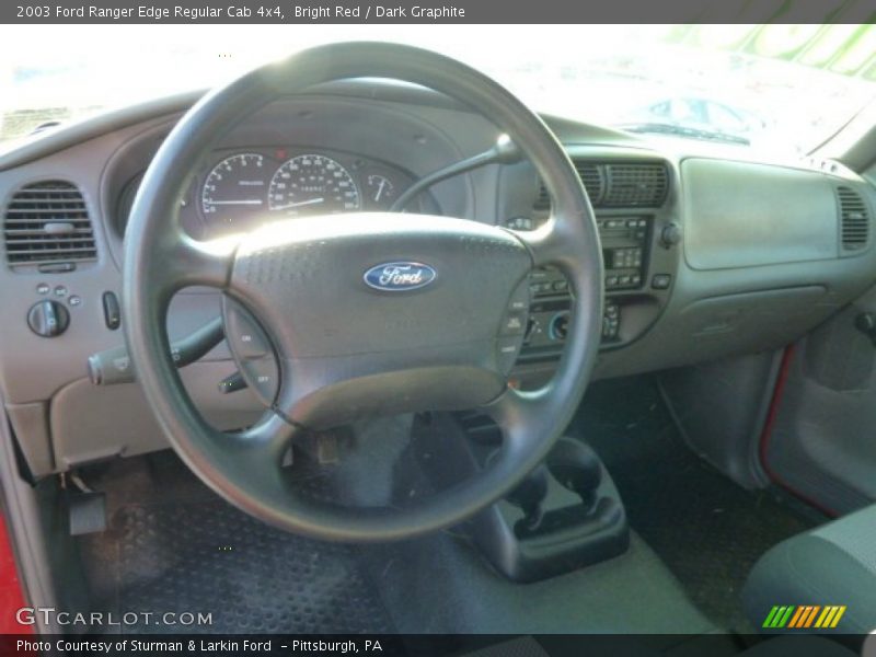Bright Red / Dark Graphite 2003 Ford Ranger Edge Regular Cab 4x4