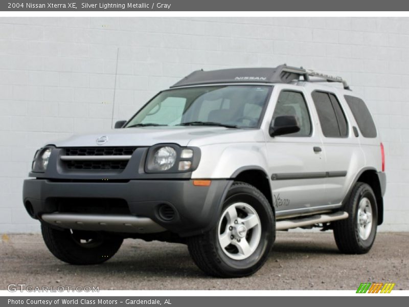 Silver Lightning Metallic / Gray 2004 Nissan Xterra XE
