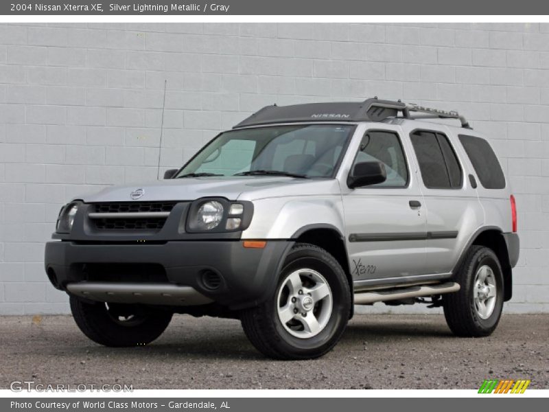 Silver Lightning Metallic / Gray 2004 Nissan Xterra XE