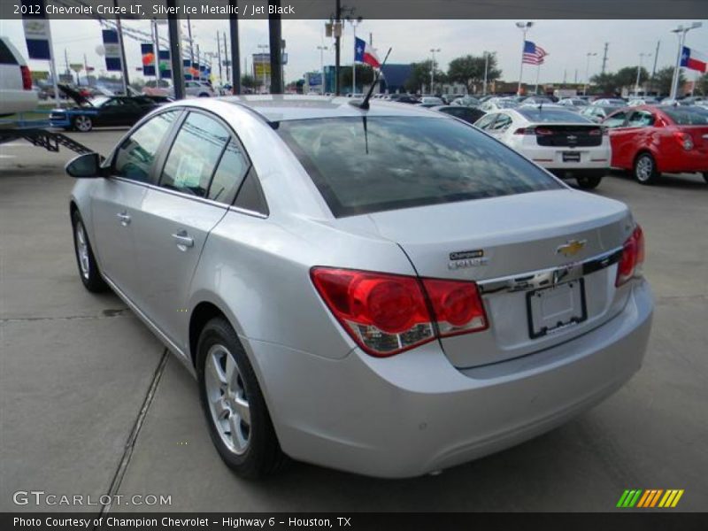 Silver Ice Metallic / Jet Black 2012 Chevrolet Cruze LT