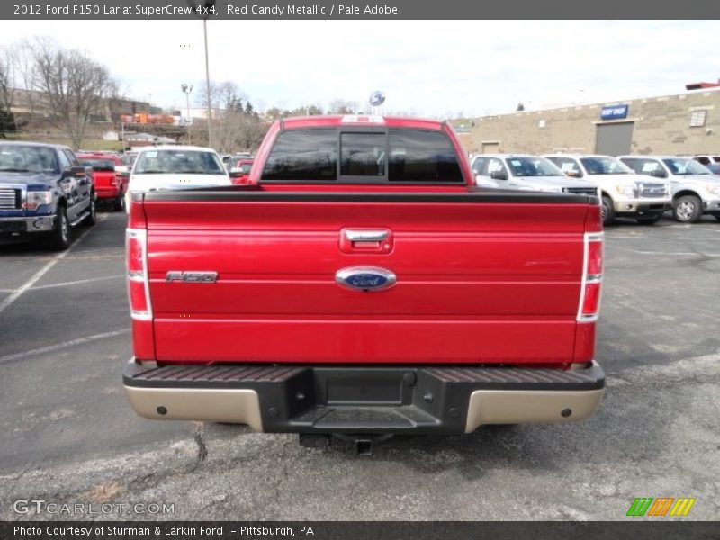 Red Candy Metallic / Pale Adobe 2012 Ford F150 Lariat SuperCrew 4x4