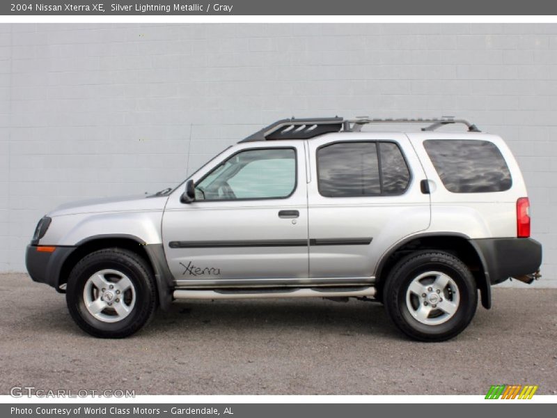 Silver Lightning Metallic / Gray 2004 Nissan Xterra XE