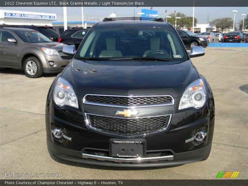 Black Granite Metallic / Light Titanium/Jet Black 2012 Chevrolet Equinox LTZ