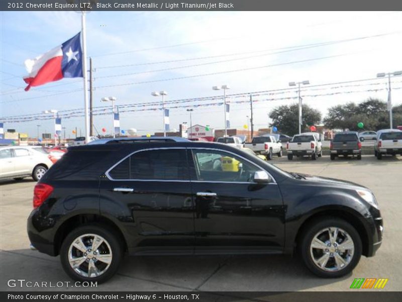 Black Granite Metallic / Light Titanium/Jet Black 2012 Chevrolet Equinox LTZ