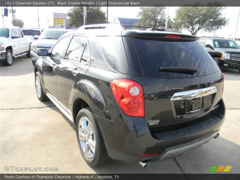 Black Granite Metallic / Light Titanium/Jet Black 2012 Chevrolet Equinox LTZ