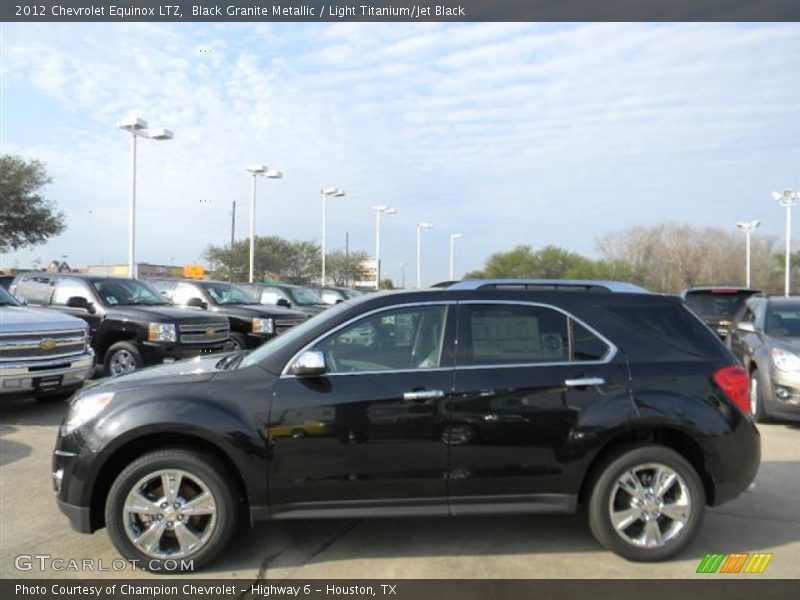Black Granite Metallic / Light Titanium/Jet Black 2012 Chevrolet Equinox LTZ
