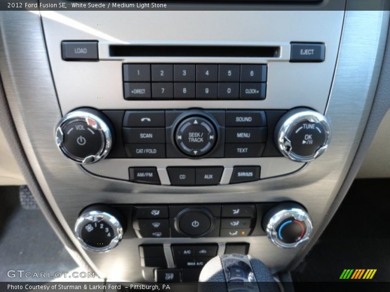 White Suede / Medium Light Stone 2012 Ford Fusion SE