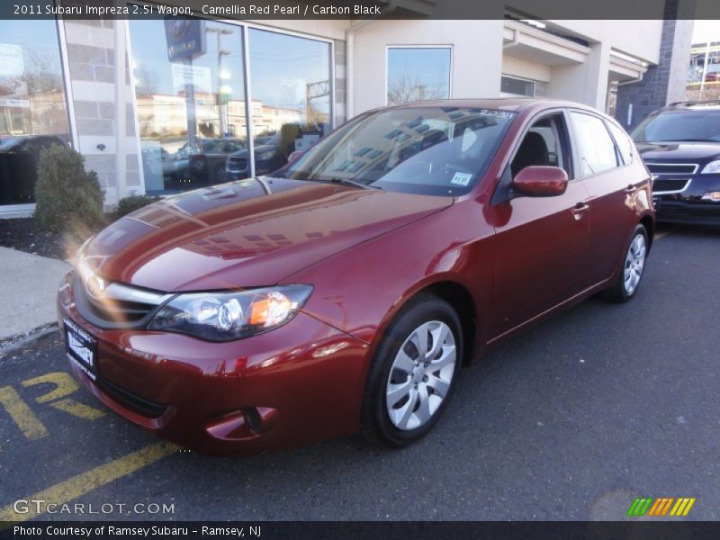 Camellia Red Pearl / Carbon Black 2011 Subaru Impreza 2.5i Wagon