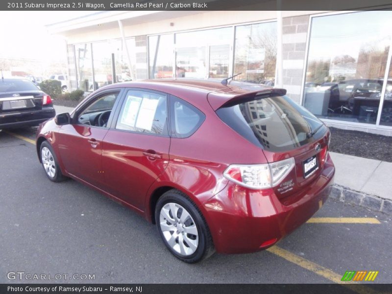 Camellia Red Pearl / Carbon Black 2011 Subaru Impreza 2.5i Wagon