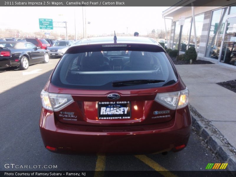 Camellia Red Pearl / Carbon Black 2011 Subaru Impreza 2.5i Wagon