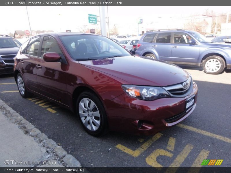 Camellia Red Pearl / Carbon Black 2011 Subaru Impreza 2.5i Wagon