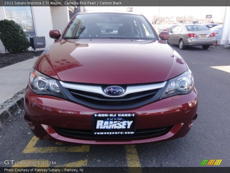 Camellia Red Pearl / Carbon Black 2011 Subaru Impreza 2.5i Wagon