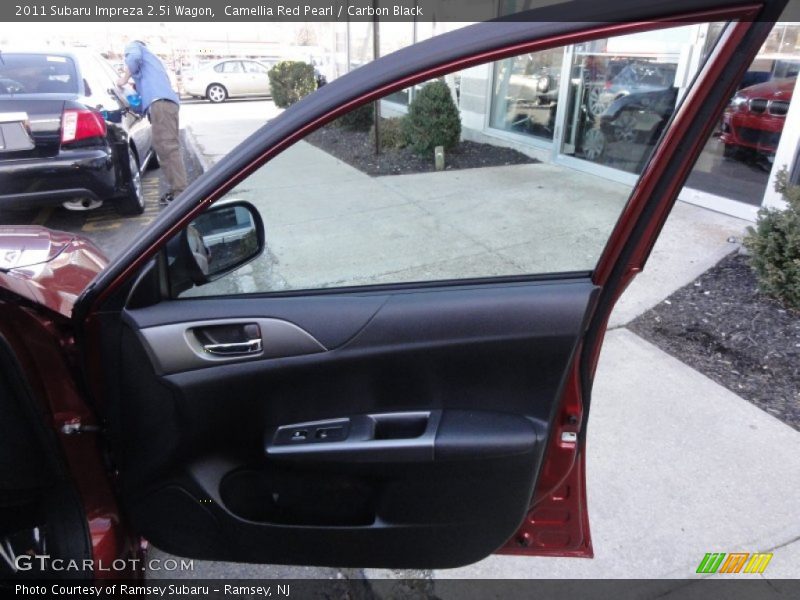 Camellia Red Pearl / Carbon Black 2011 Subaru Impreza 2.5i Wagon