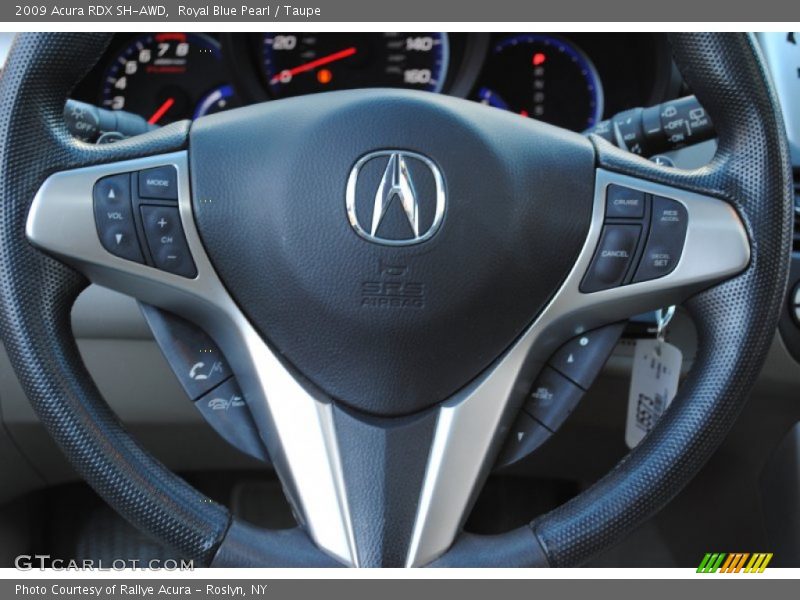 Royal Blue Pearl / Taupe 2009 Acura RDX SH-AWD