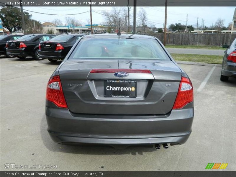 Sterling Grey Metallic / Medium Light Stone 2012 Ford Fusion SE