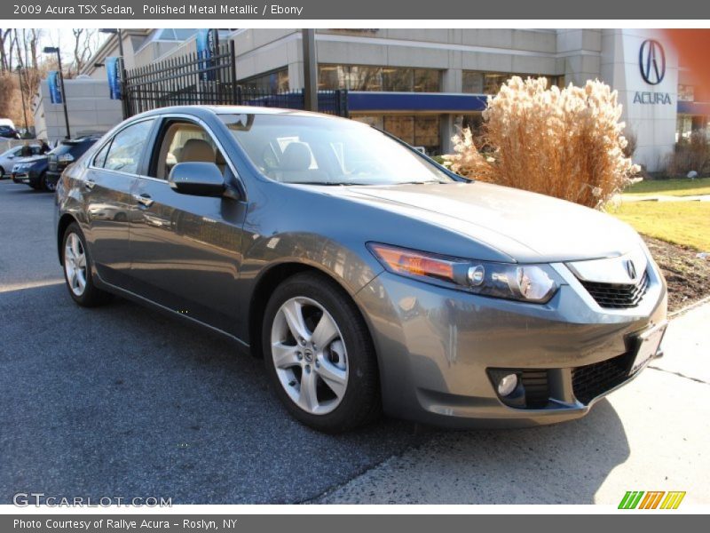 Polished Metal Metallic / Ebony 2009 Acura TSX Sedan