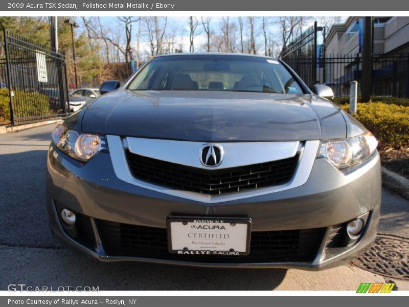 Polished Metal Metallic / Ebony 2009 Acura TSX Sedan