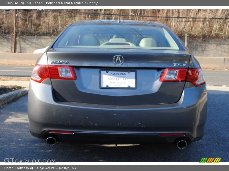 Polished Metal Metallic / Ebony 2009 Acura TSX Sedan