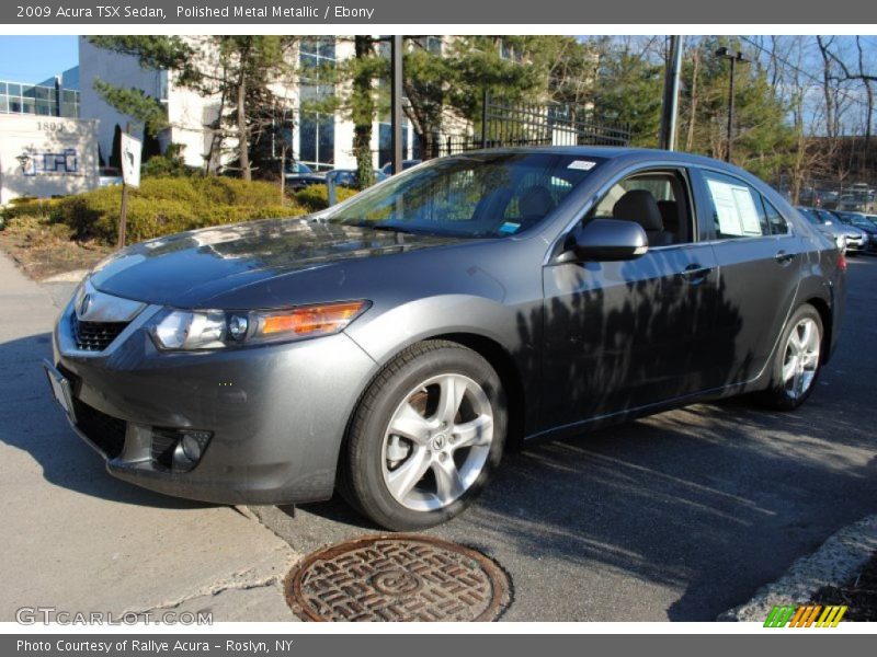 Polished Metal Metallic / Ebony 2009 Acura TSX Sedan