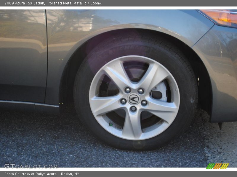 Polished Metal Metallic / Ebony 2009 Acura TSX Sedan