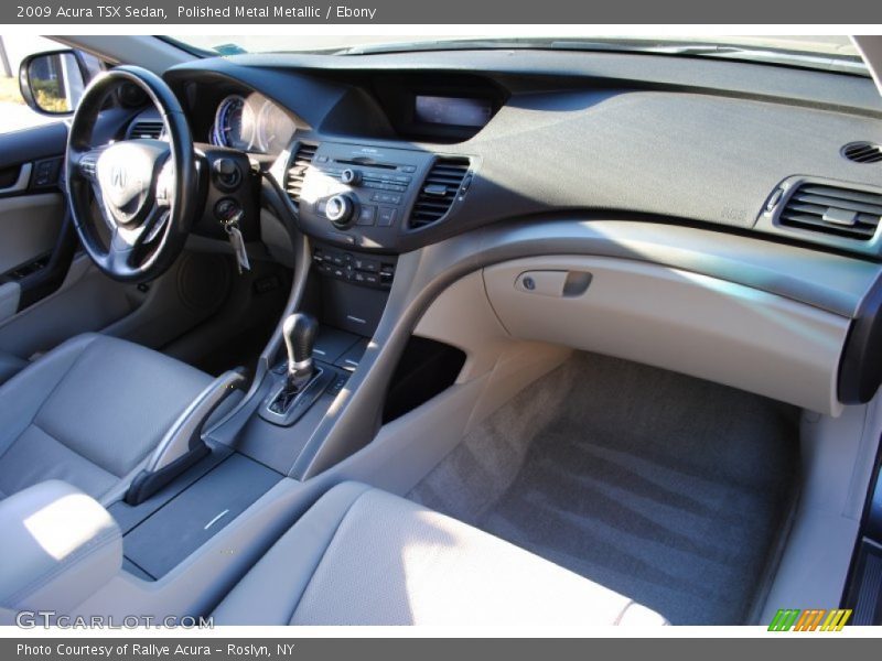 Polished Metal Metallic / Ebony 2009 Acura TSX Sedan