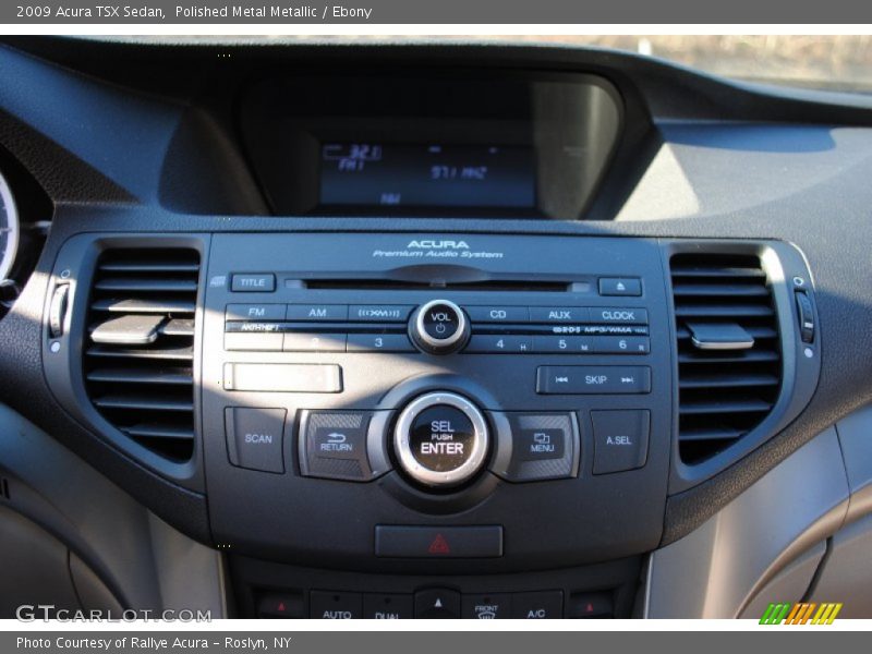 Polished Metal Metallic / Ebony 2009 Acura TSX Sedan