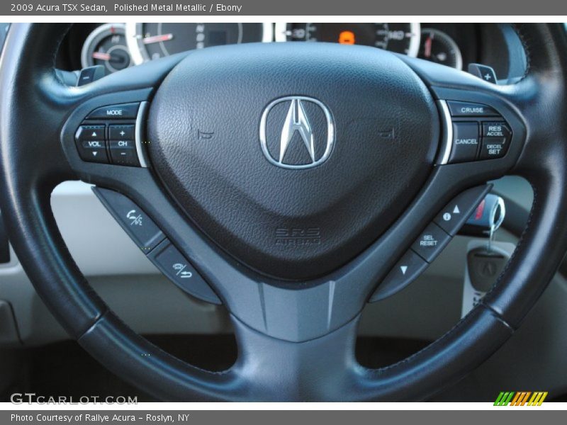 Polished Metal Metallic / Ebony 2009 Acura TSX Sedan