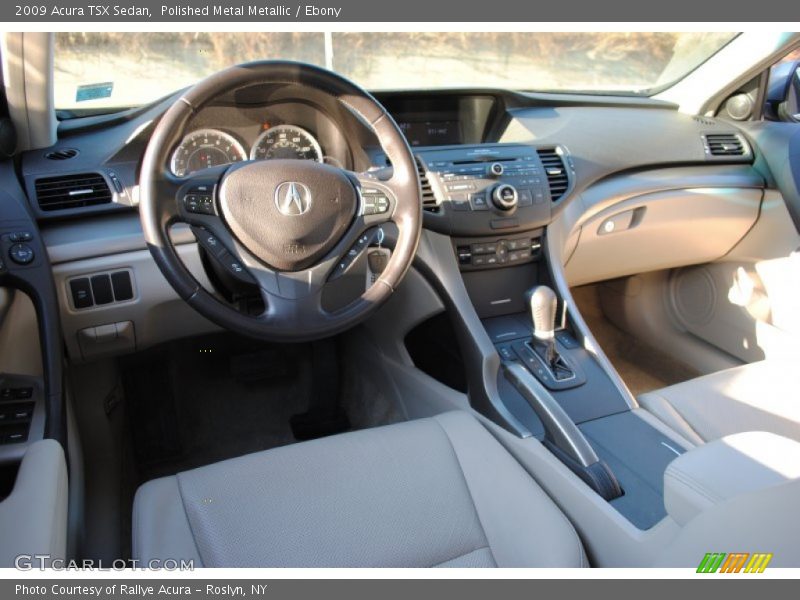 Polished Metal Metallic / Ebony 2009 Acura TSX Sedan