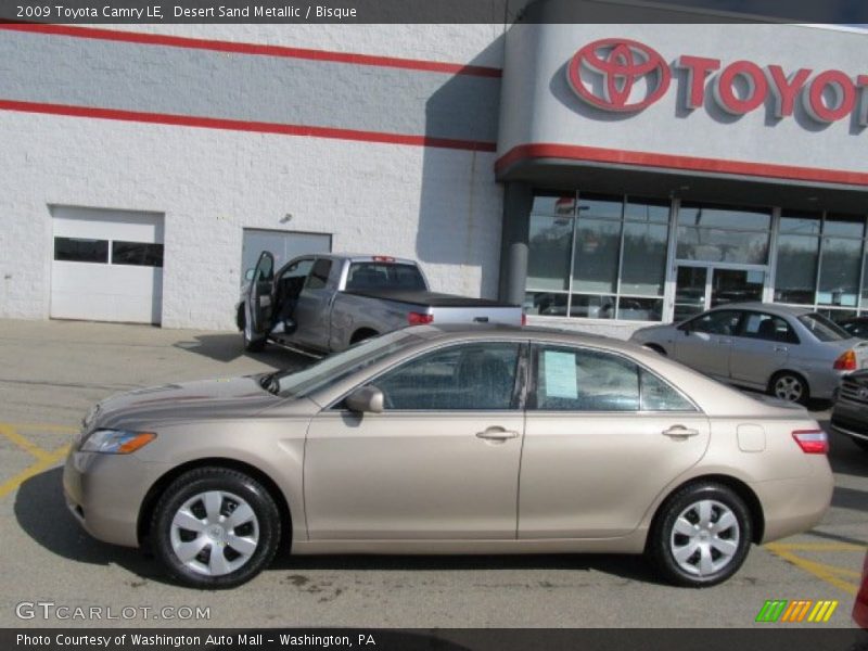 Desert Sand Metallic / Bisque 2009 Toyota Camry LE