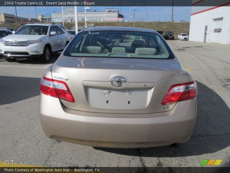 Desert Sand Metallic / Bisque 2009 Toyota Camry LE