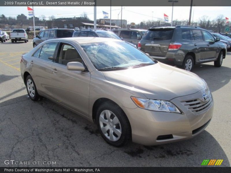 Desert Sand Metallic / Bisque 2009 Toyota Camry LE