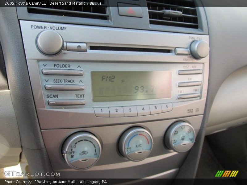 Desert Sand Metallic / Bisque 2009 Toyota Camry LE