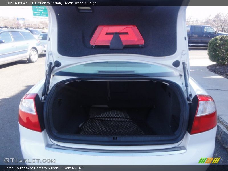 Arctic White / Beige 2005 Audi A4 1.8T quattro Sedan