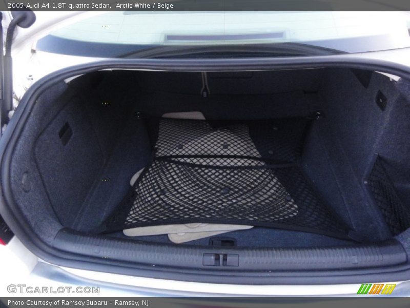 Arctic White / Beige 2005 Audi A4 1.8T quattro Sedan