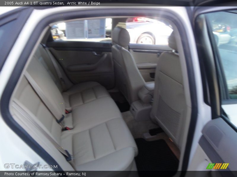 Arctic White / Beige 2005 Audi A4 1.8T quattro Sedan