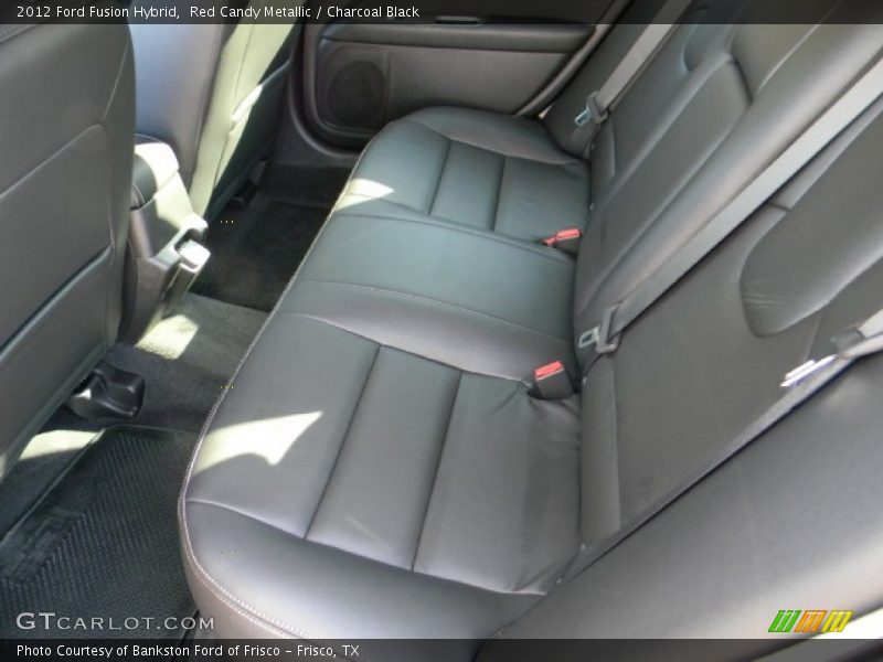 Red Candy Metallic / Charcoal Black 2012 Ford Fusion Hybrid