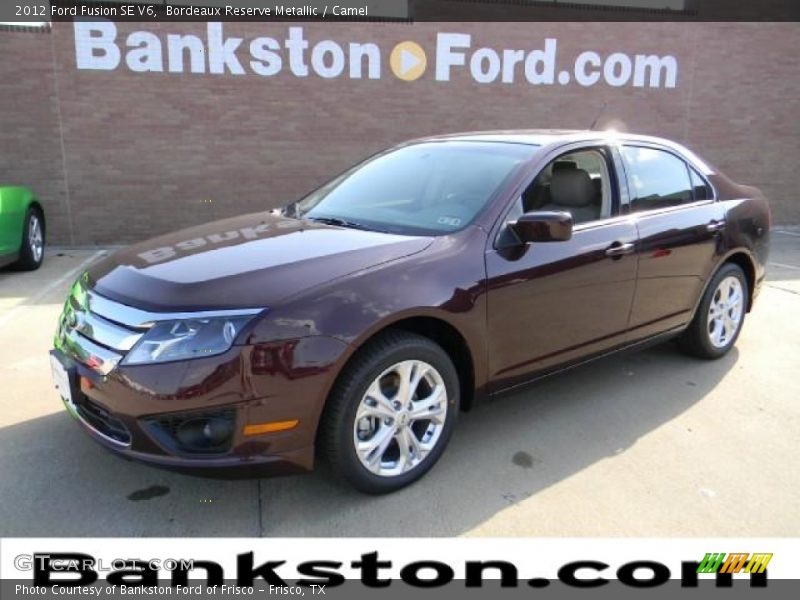 Bordeaux Reserve Metallic / Camel 2012 Ford Fusion SE V6